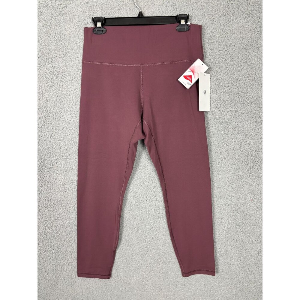 Colorfulkoala High-Waisted Work Out / Yoga Leggings Plum Size XX-Large NWT's